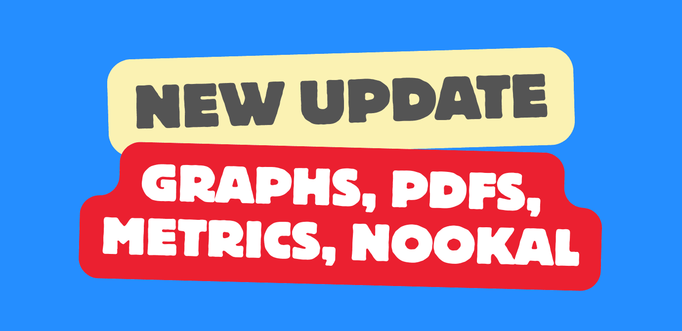Release update: Graphs, PDFs, Metrics, Nookal & More